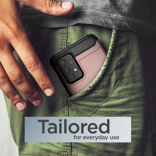 Encased Scorpio Case Samsung Galaxy A52 - Rose Gold