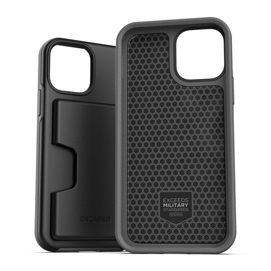 Encased Phantom Wallet Case iPhone 13 - Black