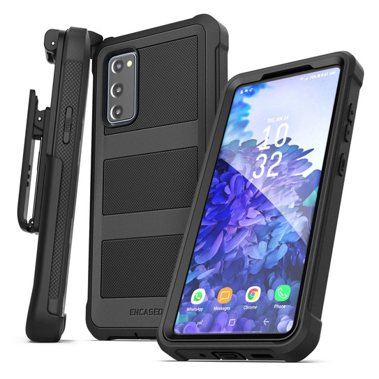 Encased Falcon Shield Case Samsung Galaxy S20 FE - Black