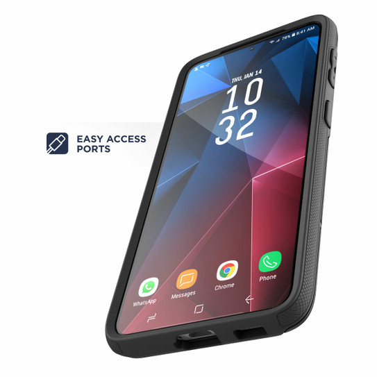 Encased Rebel Case Samsung Galaxy S21 FE 5G - Black