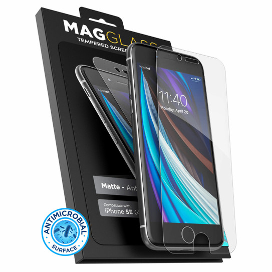 Encased Antimicrobial MagGlass Matte iPhone SE 2020