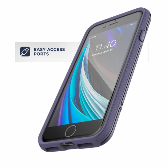 Encased Rebel Case iPhone SE 2020 - Purple