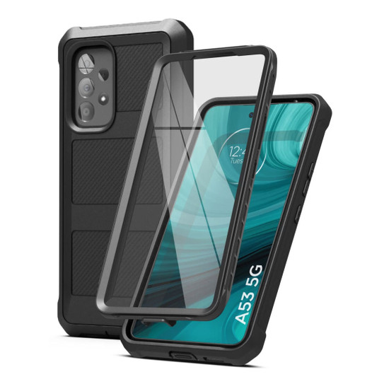 Encased Falcon Shield Case Samsung Galaxy A53 5G - Black