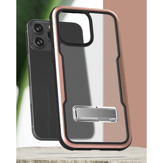 Encased Exos Armor Case with Screen Protector iPhone 14 Pro Max- Rose Gold