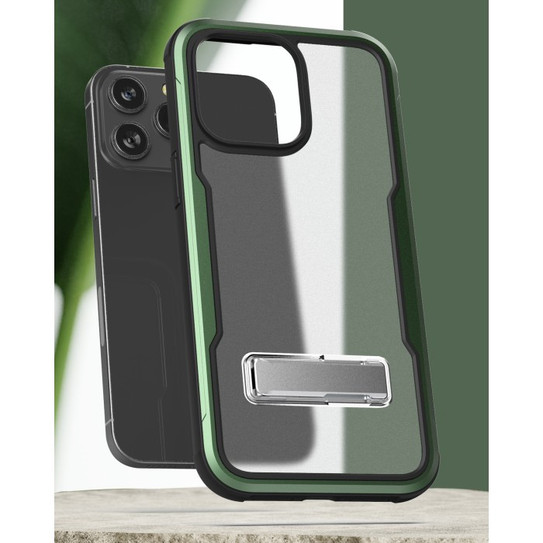 Encased Exos Armor Case with Screen Protector iPhone 14 Pro Max- Green