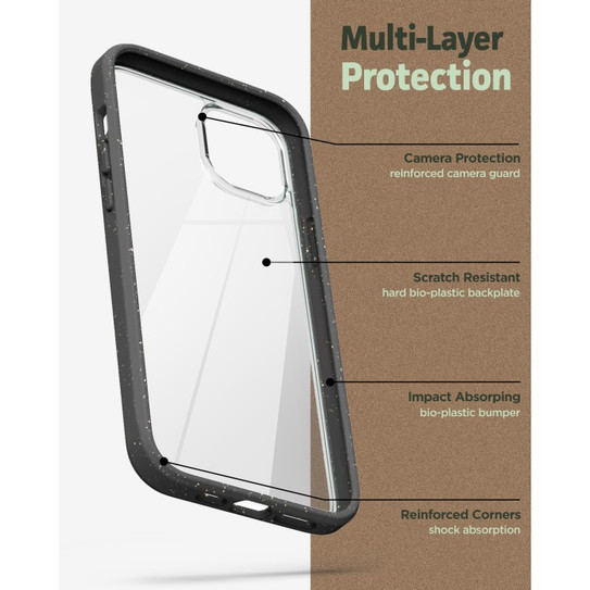 Encased BioClear Case iPhone 14 Pro Max - Black