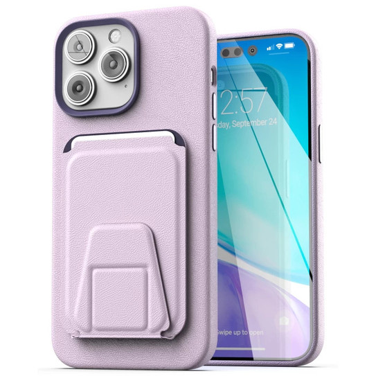 Encased Artura Leather MagSafe Case and Wallet iPhone 14 Pro Max - Lavender