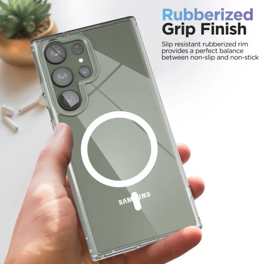 Encased Clear Magsafe Case Samsung Galaxy S23 Ultra - Clear