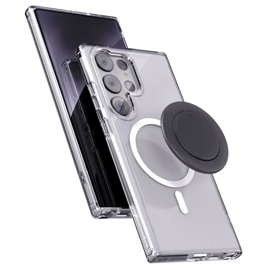 Encased Clear MagSafe Case Samsung Galaxy S23 Ultra with MagSafe Grip - Clear
