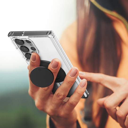 Encased Clear MagSafe Case Samsung Galaxy S23 Ultra with MagSafe Grip - Clear