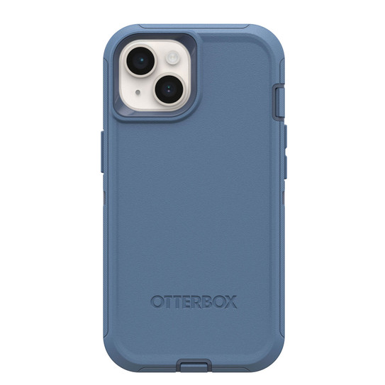OtterBox Defender Case iPhone 15 - Baby Blue Jeans