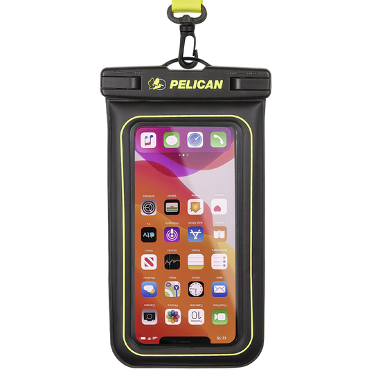 Pelican Waterproof Marine Pouch - Black & Neon Green