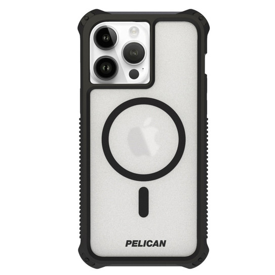 Pelican Guardian Rogue Case iPhone 15 Pro - Frosted Clear Black