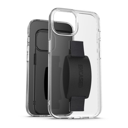 Encased Hand Loop Case iPhone 15 - Crystal Clear