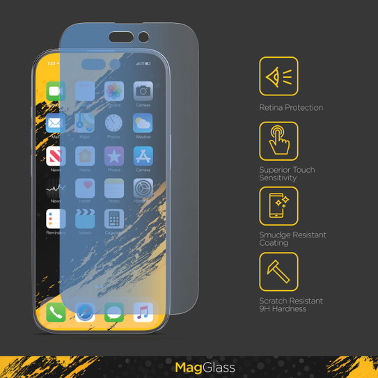 Encased Blue Light Screen Protector iPhone 15 - Clear