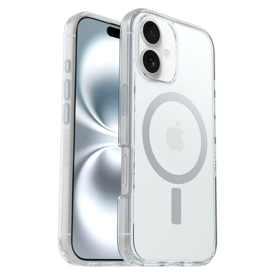 OtterBox Symmetry Clear MagSafe Case iPhone 16 - Clear