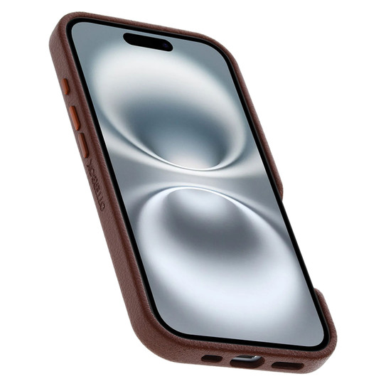 OtterBox Symmetry Cactus Leather Case iPhone 16 - Rich Adobe