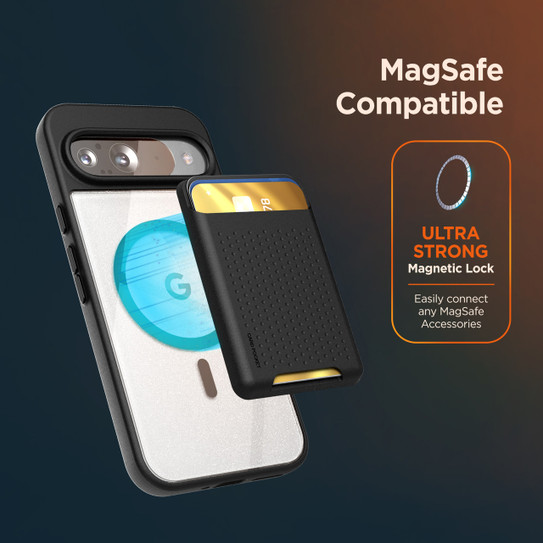 Encased Clear MagSafe Case Google Pixel 9/9 Pro with Magsafe Wallet - Clear Encased Clear MagSafe Case Google Pixel 9/9 Pro with Magsafe Wallet - Clear