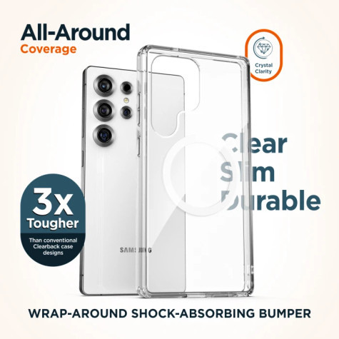 Encased Clear Back Case Samsung Galaxy S25 Ultra - Clear