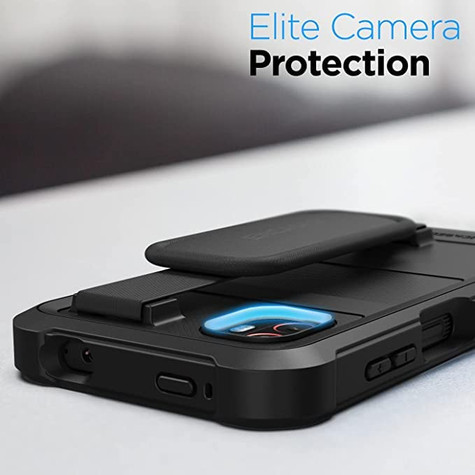 Encased Falcon Shield Hand Strap Case Samsung Galaxy XCover 6 Pro - Black