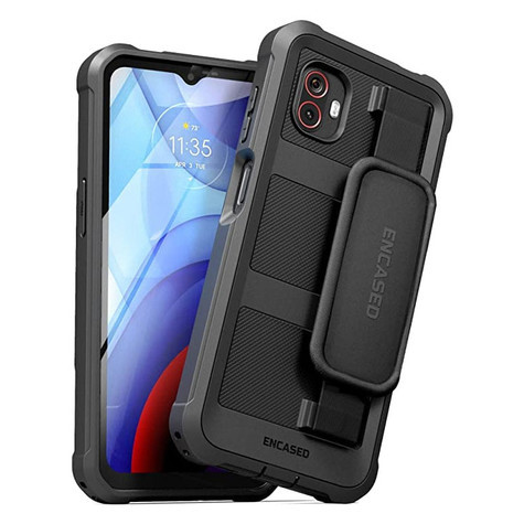 Encased Falcon Shield Hand Strap Case Samsung Galaxy XCover 6 Pro - Black