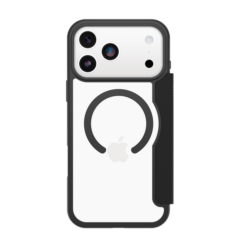 OtterBox React Folio MagSafe Case iPhone 17 Pro - Black Crystal