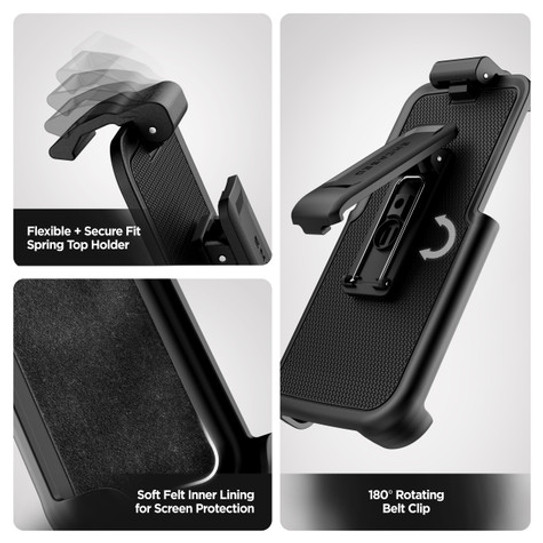 Encased Falcon Case with Belt Clip Holster Google Pixel 10/10 Pro - Black Encased Falcon Case with Belt Clip Holster Google Pixel 10/10 Pro - Black
