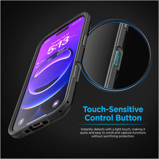 Encased Rebel Case iPhone 17 with Belt Clip Holster - Black