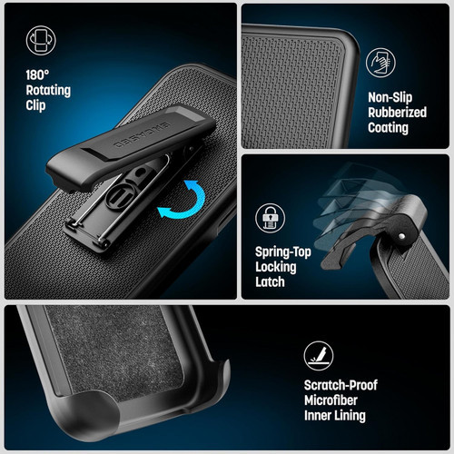 Encased Titan Waterproof Case Samsung Galaxy S26 Ultra - Clear/Black