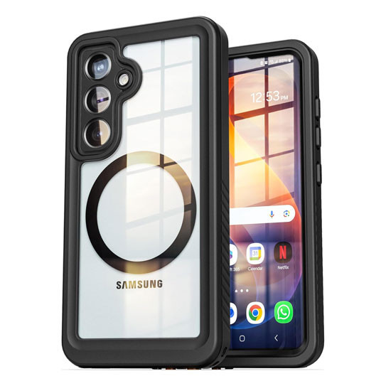 Encased Titan Waterproof Case Samsung Galaxy S26+ Plus - Clear/Black
