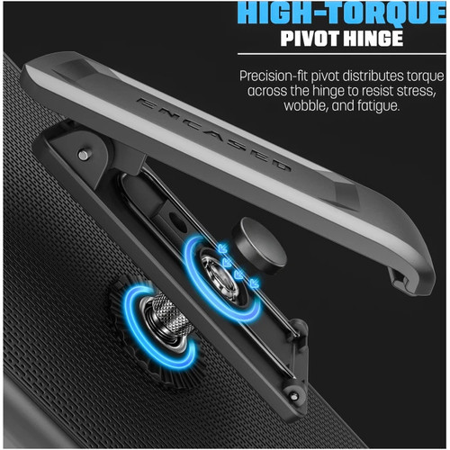 Encased SlimShield Case Samsung Galaxy S26 with Belt Clip Holster - Black