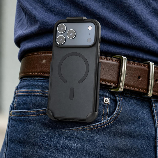 Encased SlimShield with Belt Clip Holster Case iPhone 18 Pro Max - Black