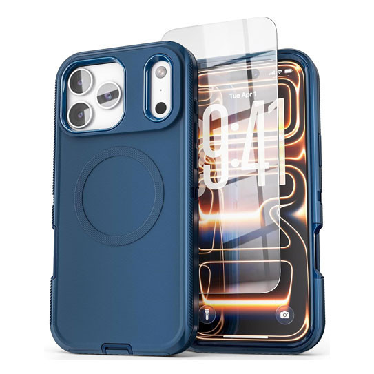 Encased Ranger with Screen Protector Case iPhone 18 Pro Max - Blue