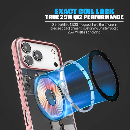 Encased 2-in-1 with Magnetic Phone Grip Holder Case iPhone 18 Pro Max - Pink
