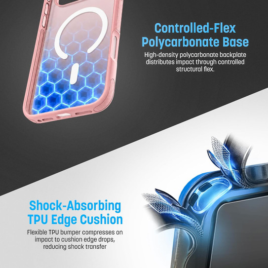 Encased 2-in-1 with Magnetic Phone Grip Holder Case iPhone 18 Pro Max - Pink