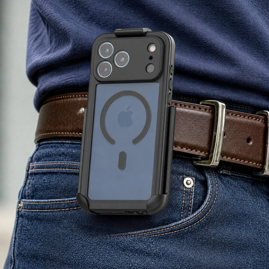 Encased Titan Waterproof with Belt Clip Holster Case iPhone 18 Pro - Clear