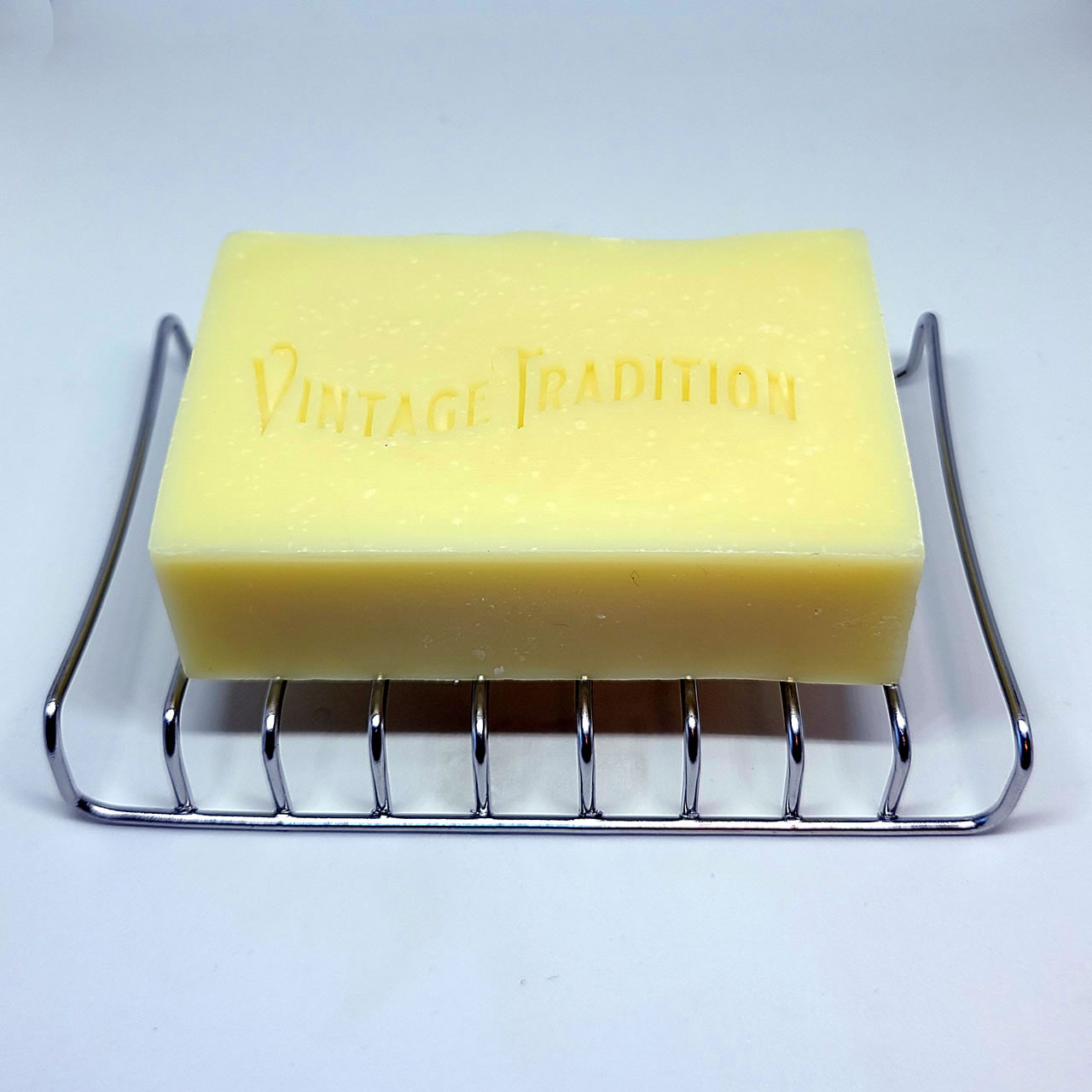 Stainless Steel Soap Bar And Stainless Metal Holder Vintage Excellent  Condition