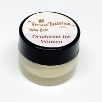 Sample - Deodorant Tallow Balm for Women, 1/4 fl. oz. (7 ml)