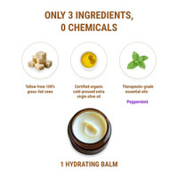 Peppermint Stick Tallow Lip Balm, 1/2 fl. oz. (15 ml)