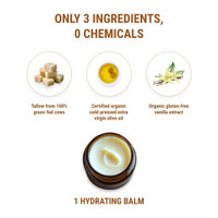 Sample - Vanilla Bean Tallow Balm, 1/4 fl. oz. (7 ml)