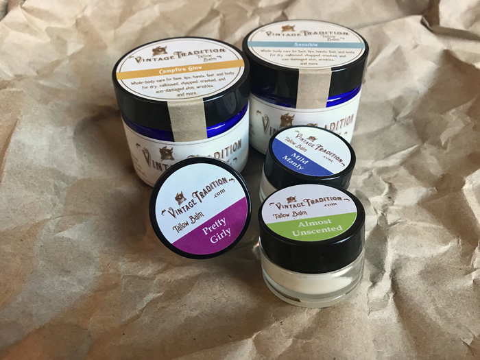 Almost Unscented Tallow Balm Sample - Natural Skin Care