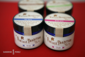 Vintage Tradition Tallow Balm. Photo courtesy of Sandrine Hahn Perez (nourishingourchildren.org)