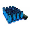  Wheel Mate Muteki SR48 Open End Lug Nuts - Blue 12x1.25 48mm