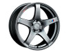 SSR GTV01 17x7.0 5x114.3 50mm Offset Phantom Silver Wheel 