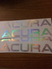 ACURA Carbon Fiber Front Bumper Decal (2004-2008 TL)