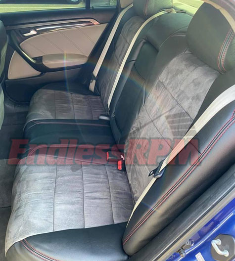 SUEDE Limited Edition Seat Covers Acura TL ( In stock ready to ship