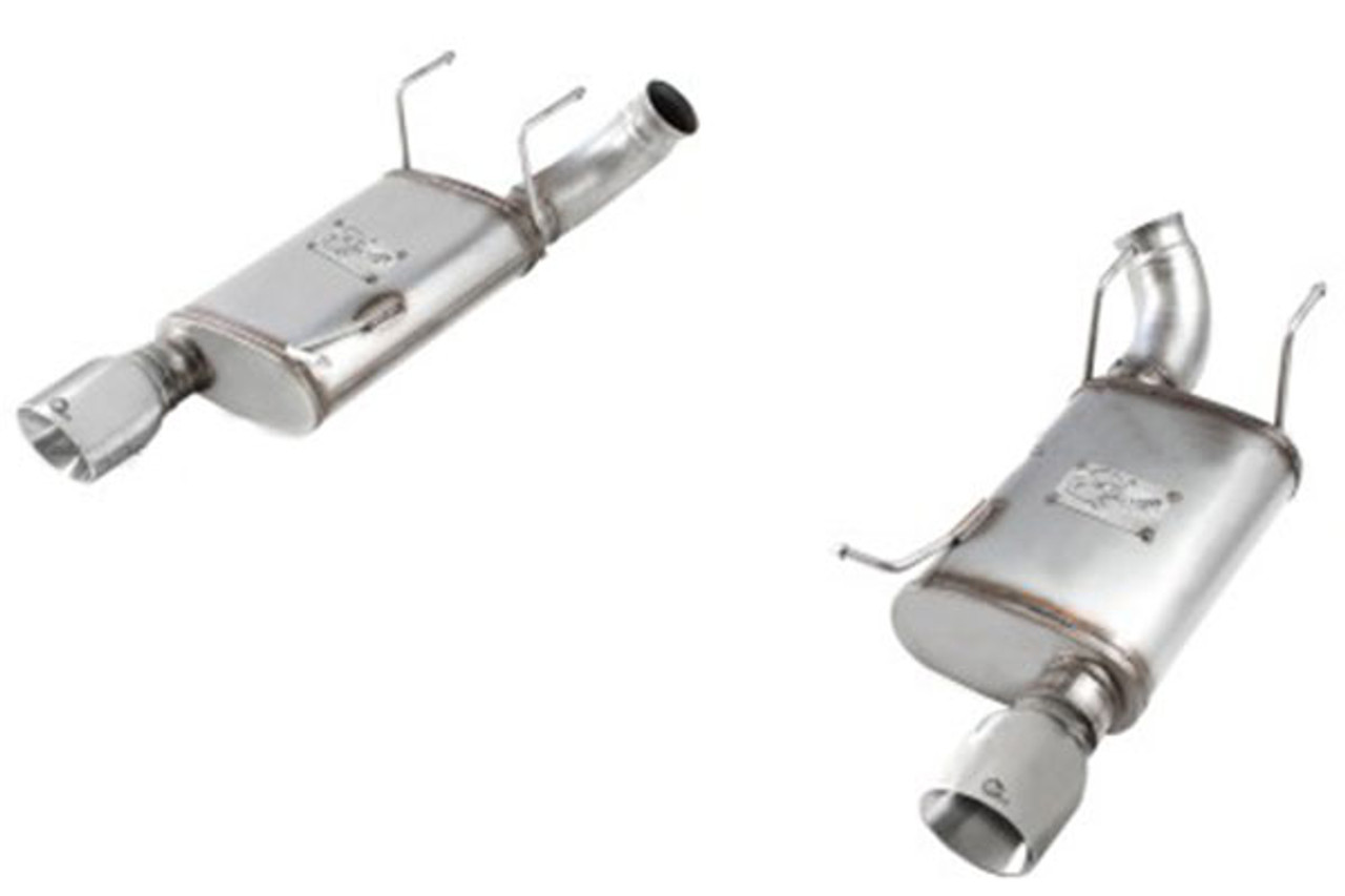 aFe MACHForce XP Exhaust Polished Tips 11-14 Ford Mustang GT V8-5.0L 3" Stainless Steel Axle-Back 