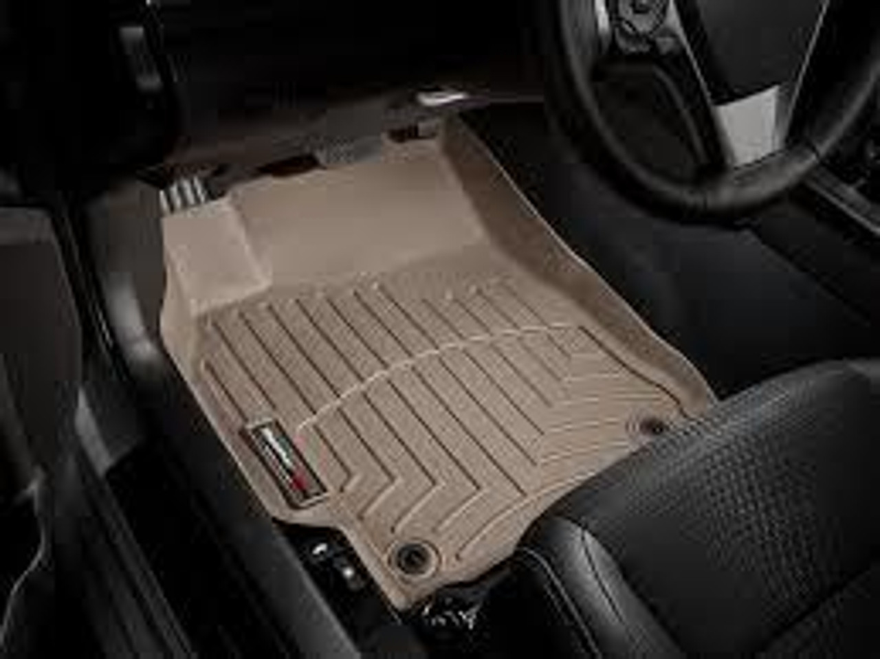 WeatherTech 04-08 Acura TL Front and Rear Floorliners - Black /Tan/Grey