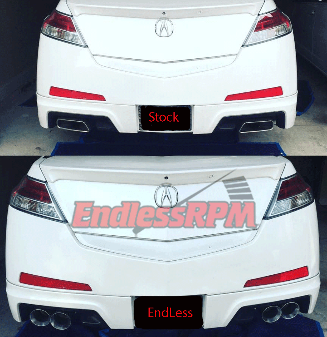 endless 2009 2010 2011 2012 2013 2014 4th gen ACURA TL v2 performance catback exhaust