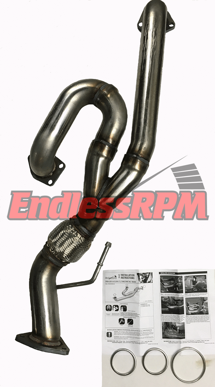 EndLess Acura TL Performance J-pipe - 09-14 FWD (09-14 endless j pipe fwd) 